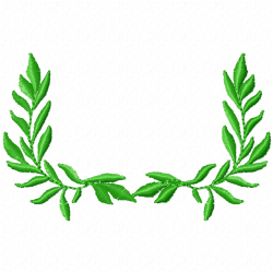 Laurels Embroidery Design 4 Laurels Embroidery Design 4
